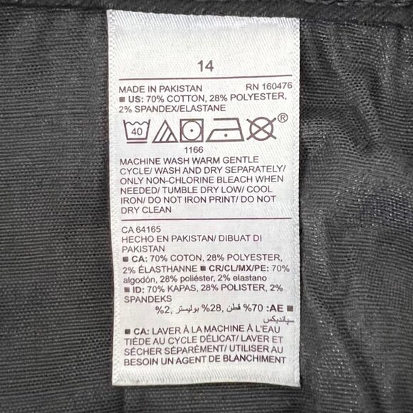 Old Navy Womens Black Jeans Size 14 Pop Icon Skinny Mid-Rise Denim Stretch NWT - Picture 11 of 15